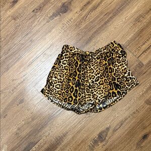 Leopard Print Women's Shorts